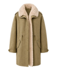 Firelady Fur Women's Denim Down Parka with Detachable Hood & 90% Goose Down - Workwear Style "Cool Denim Fabric"