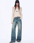 "Fashion Law" Casual One - shoulder Raglan Sleeve T-shirt Top - variant_title