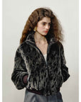 FF×JW Dapple Manor Fashionable Casual Warm Stand Collar Merino Sheepskin Jacket - variant_title