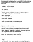 Firelady Fur women's Coffee detachable two-tone fur collar parka materials care and product information
