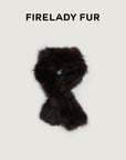 Firelady Fur Mink Fur Scarf Russian Imported Fashionable Retro Old Money Style Plain Weave - variant_title