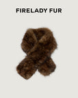 Firelady Fur Mink Fur Scarf Russian Imported Fashionable Retro Old Money Style Plain Weave - variant_title
