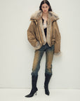 Firelady Fur Women‘s Cropped Fur Parka with Raccoon Fur Trim & 90% Goose Down | Multi - Pocket Utility Style “Nordic Woods” - variant_title