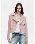 Firelady Fur Women's Leather Biker Jacket - Vintage Movie Style - variant_title