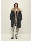 Firelady Fur Women's OVERSIZE Raccoon Fur Down Parka with Multi - Wear Design "Swan Feather Collection" - variant_title