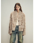 Firelady Fur Women‘s Shearling Coat | Rippled Waterwave Pattern, Rare Lake Lamb“Mole Manor” - variant_title