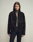 Firelady Fur Women‘s Shearling Coat | Rippled Waterwave Pattern, Rare Lake Lamb“Mole Manor” - variant_title