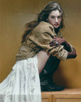 Firelady Fur Women's Sheepskin Moto Jacket 'Modern Times' - Trendy Biker Coat