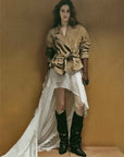 Firelady Fur Women's Sheepskin Moto Jacket 'Modern Times' - Trendy Biker Coat