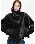 Firelady Fur Women's Turkish Lambskin Leather Jacket - Weekend Street Style Short Trench Coat - variant_title