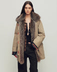 Firelady Women’s Parka with Real American Raccoon Fur Collar – Premium 90% White Goose Down Coat“Winter Street Lights” - variant_title