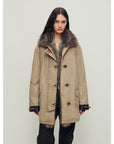 Firelady Women’s Parka with Real American Raccoon Fur Collar – Premium 90% White Goose Down Coat“Winter Street Lights” - variant_title