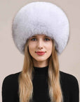 Fireladyfur Luxurious Fox Fur Hat and Earmuff Combination - variant_title