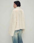 Fireladyfur Women's Casual Drop Shoulder Stand Collar Sheepskin Coat"Practical Wearism" - variant_title