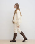 Fireladyfur Women's Detachable Contrasting Fox Fur Collar Down Jacket"Day and Night Rider" - variant_title