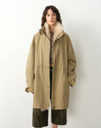 Fireladyfur Women's Detachable Goose Down Parka "Cool Denim" - variant_title