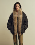 Fireladyfur Women’s Down Parka with Detachable Real Wolf Fur Trim Polish White Goose Down “Glacier Parka” - variant_title