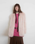 Fireladyfur Women's Finland Saga Fox Fur Fashion Cardigan“Black Sugar” - variant_title