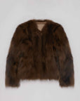 Fireladyfur Women's Fur Coat | Genuine Finnish Fox Fur"Reed Flower" - variant_title
