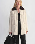 Fireladyfur Women's Goose Down Detroit Jacket with Merino wool Collar - variant_title