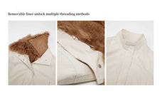 Green Mile Miracle removable Toscana shearling collar and parka detail guide