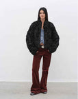 Fireladyfur Women's Imported Sheepskin Coat | New Zealand Wool“Little Bear” - variant_title