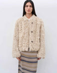 Fireladyfur Women's Imported Sheepskin Coat | New Zealand Wool“Little Bear” - variant_title