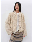Fireladyfur Women's Imported Sheepskin Coat | New Zealand Wool“Little Bear” - variant_title