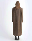 Fireladyfur Women's Italian Wool Herringbone Coat"Desert City" - variant_title