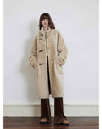 Fireladyfur Women's Long Sheepskin Jacket with Stand Collar“Dreamer” - variant_title