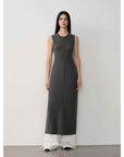 Fireladyfur Women's Merino Wool Knit Dress"Island Letters" - variant_title