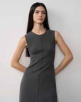 Fireladyfur Women's Merino Wool Knit Dress"Island Letters" - variant_title