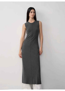 Fireladyfur Women's Merino Wool Knit Dress"Island Letters" - variant_title