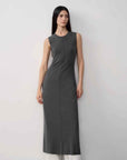 Fireladyfur Women's Merino Wool Knit Dress"Island Letters" - variant_title