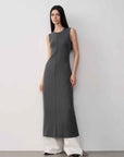 Fireladyfur Women's Merino Wool Knit Dress"Island Letters" - variant_title