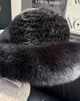 Fireladyfur Women's Mink & Fox Fur Winter Bucket Hat - variant_title