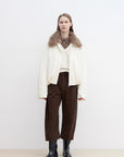 Fireladyfur Women's Parka with Tuscan Fur Collar & Removable Lining"Johnny" - variant_title