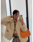 Fireladyfur Women's Pink Tuscan Sheepskin Coat“Babylon Phantom Nights” - variant_title