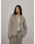 Fireladyfur Women's Pink Tuscan Sheepskin Coat“Babylon Phantom Nights” - variant_title