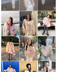 Fireladyfur Women's Pink Tuscan Sheepskin Coat“Babylon Phantom Nights” - variant_title