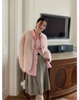 Fireladyfur Women's Pink Tuscan Sheepskin Coat“Babylon Phantom Nights” - variant_title