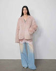 Fireladyfur Women's Pink Tuscan Sheepskin Coat“Babylon Phantom Nights” - variant_title