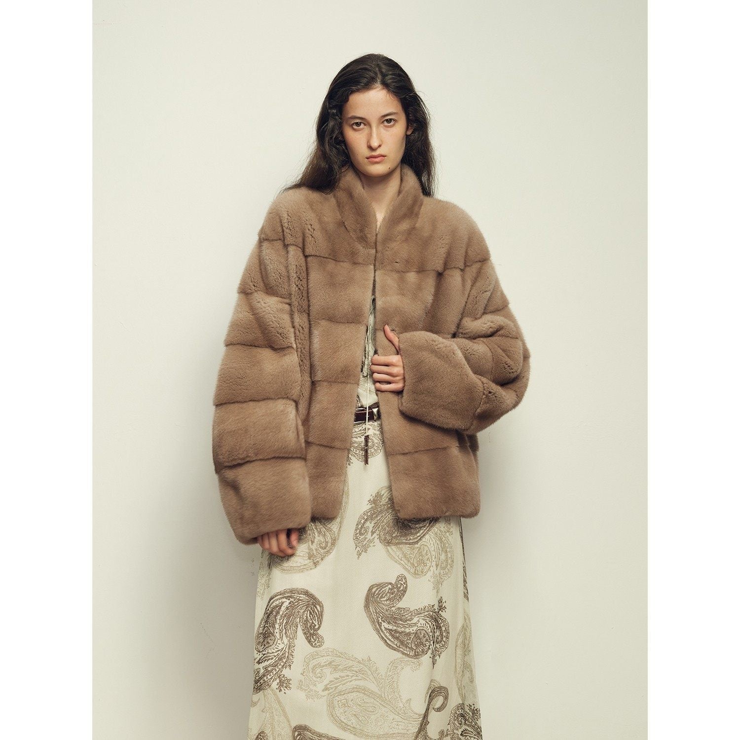 Fireladyfur Women's Purple Label Mink Coat | Horizontal Spine