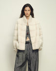 Fireladyfur Women's Purple Label Mink Coat | Horizontal Spine Tailoring | Mink Fur Outerwear“Legacy Mink” - variant_title
