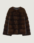 Fireladyfur Women's Purple Label Mink Coat | Horizontal Spine Tailoring | Mink Fur Outerwear“Legacy Mink” - variant_title