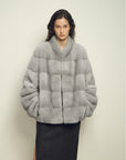 Fireladyfur Women's Purple Label Mink Coat | Horizontal Spine Tailoring | Mink Fur Outerwear“Legacy Mink” - variant_title