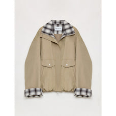 Fireladyfur Women's Retro Plaid Cotton Short Jacket | Loose Fit "Monsoon Climate" - variant_title