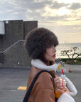 Fireladyfur Women's Reversible Genuine Mink Fur Knit Winter Hat - variant_title