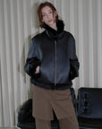 Fireladyfur Women's Shearling Coat - Motorcycle Style Tuscan Wool Short Jacket - variant_title