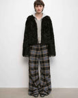 Fireladyfur Women's Soft & Warm Short Wool Sheepskin Coat“Blackmoon Berlin” - variant_title